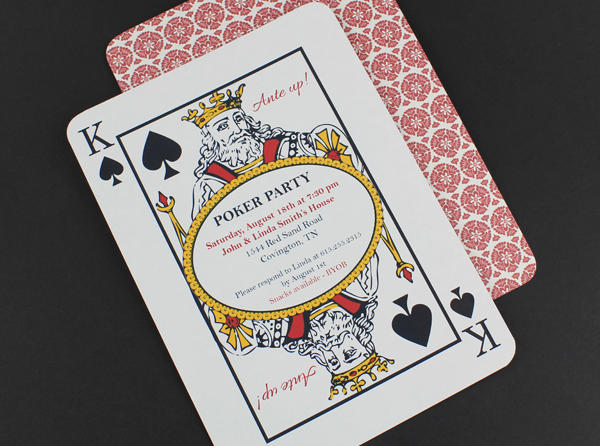 Casino Themed Invitations