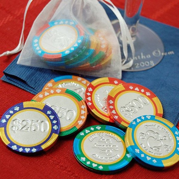 chocolate poker chips