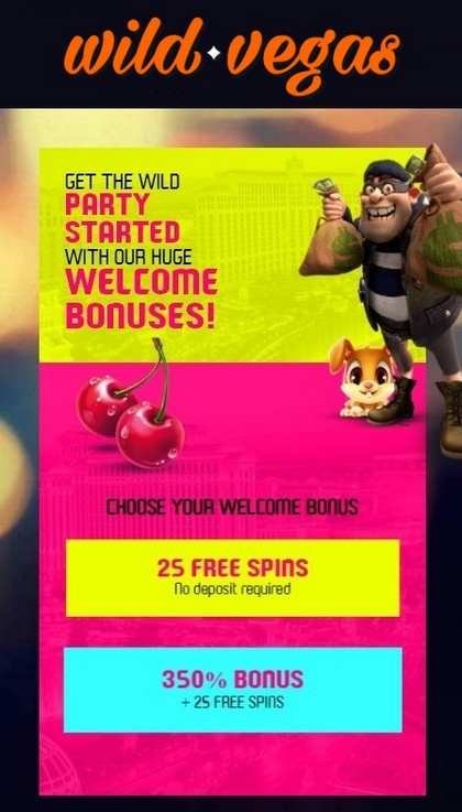  25 Free Spins No Deposit Bonus at Wild Vegas Casino