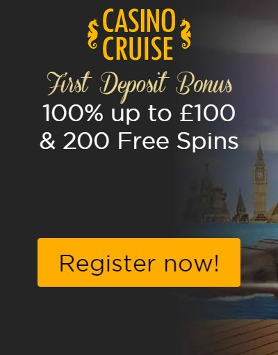 Welcome Bonus from CasinoCruise