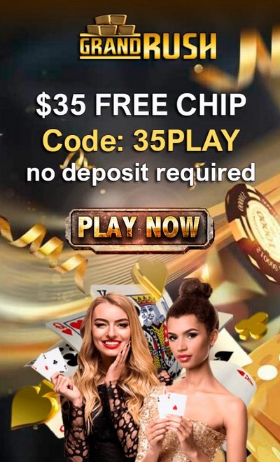 40 Free Spins No Deposit Bonus Code at Grand Rush