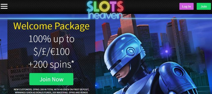 Slots Heaven Casino banner