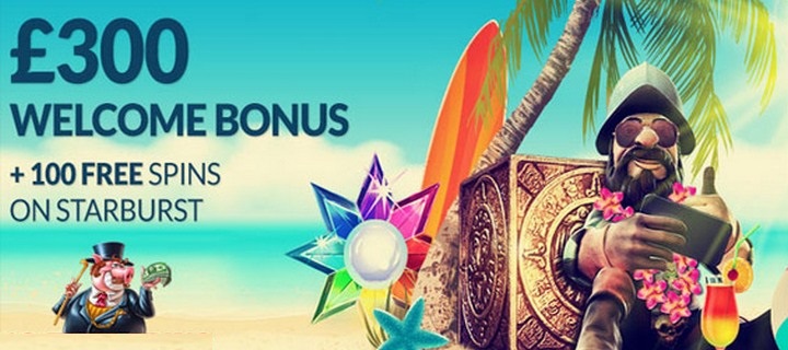 Welcome Bonus £/$/€300 from Guts casino