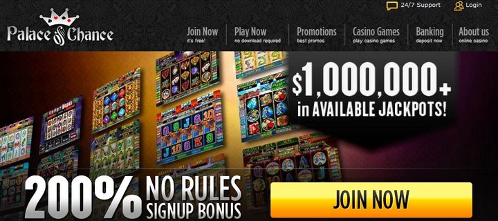 Palace of Chance Casino with No Deposit Free Spins